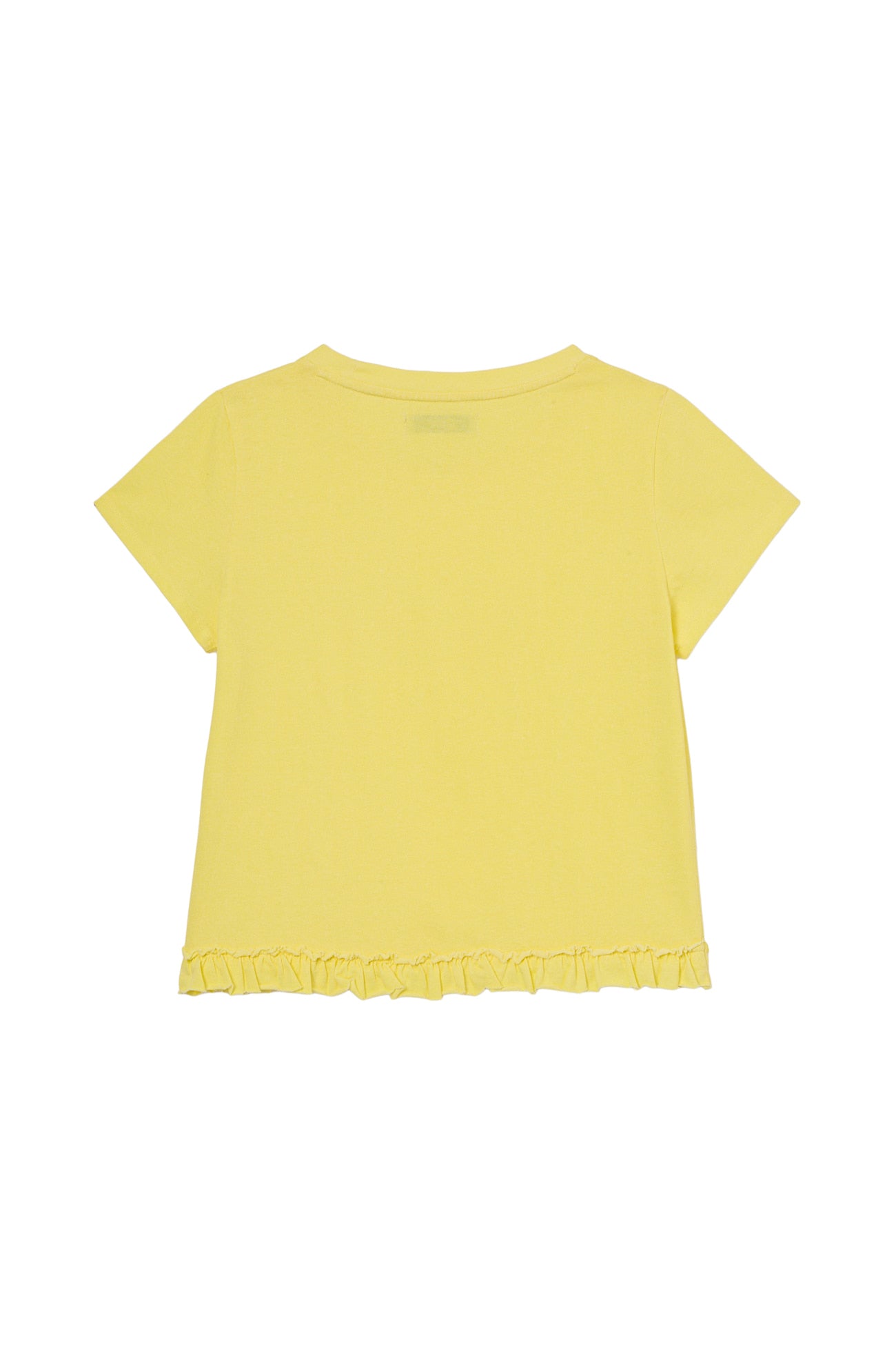Deinet - Ruffle Washed T-Shirt (Mustard) product image 2 | TRAB K-Fashion Australia