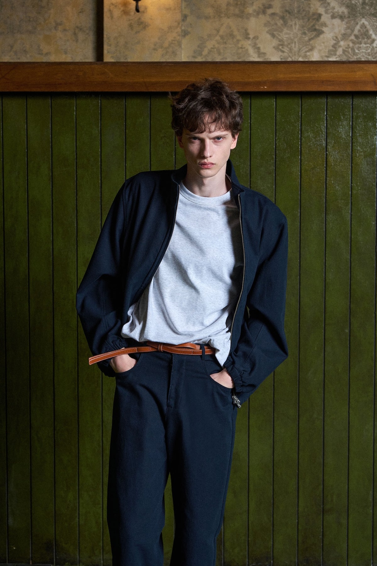 STU - Shift High-neck Jacket (Navy) product image 8 | TRAB K-Fashion Australia