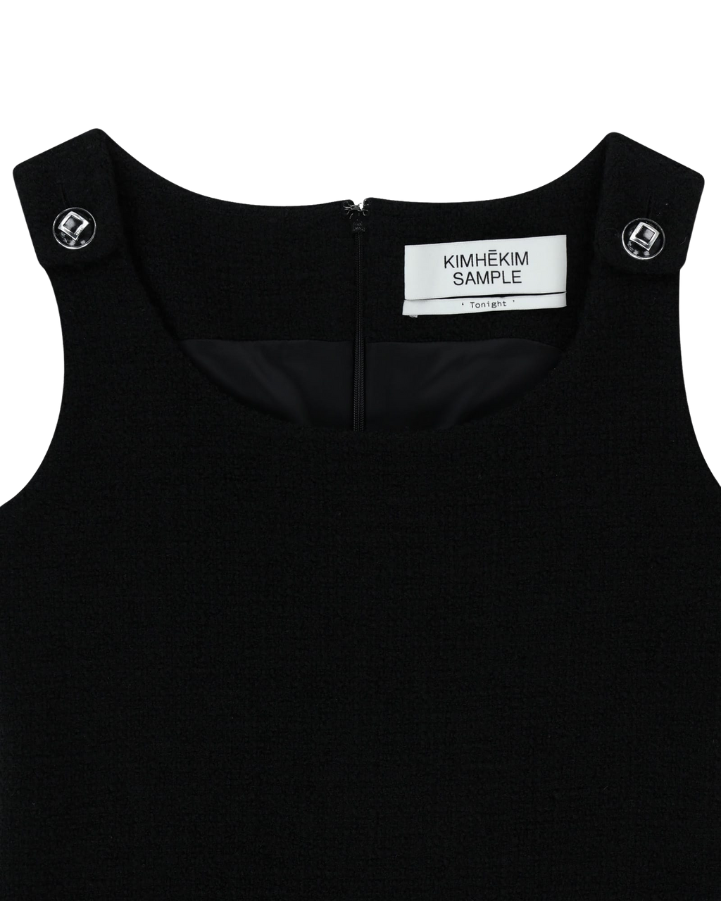 Kimhe Kim - Wool Tweed Sleeveless Mini Dress (Black) product image 11 | TRAB K-Fashion Australia