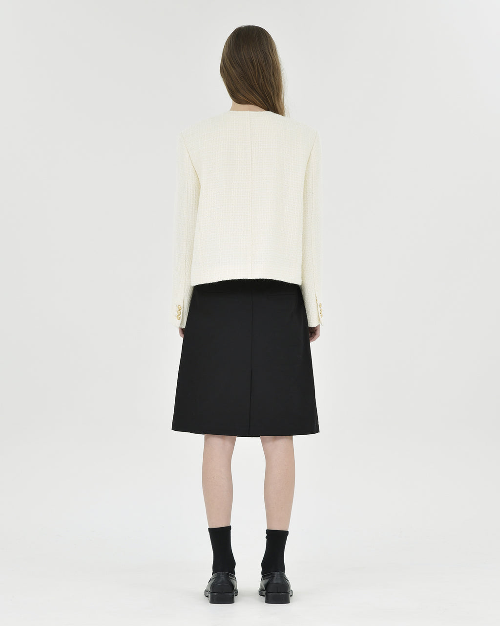 Brownyard - Tweed Jacket (Ivory) product image 2 | TRAB K-Fashion Australia