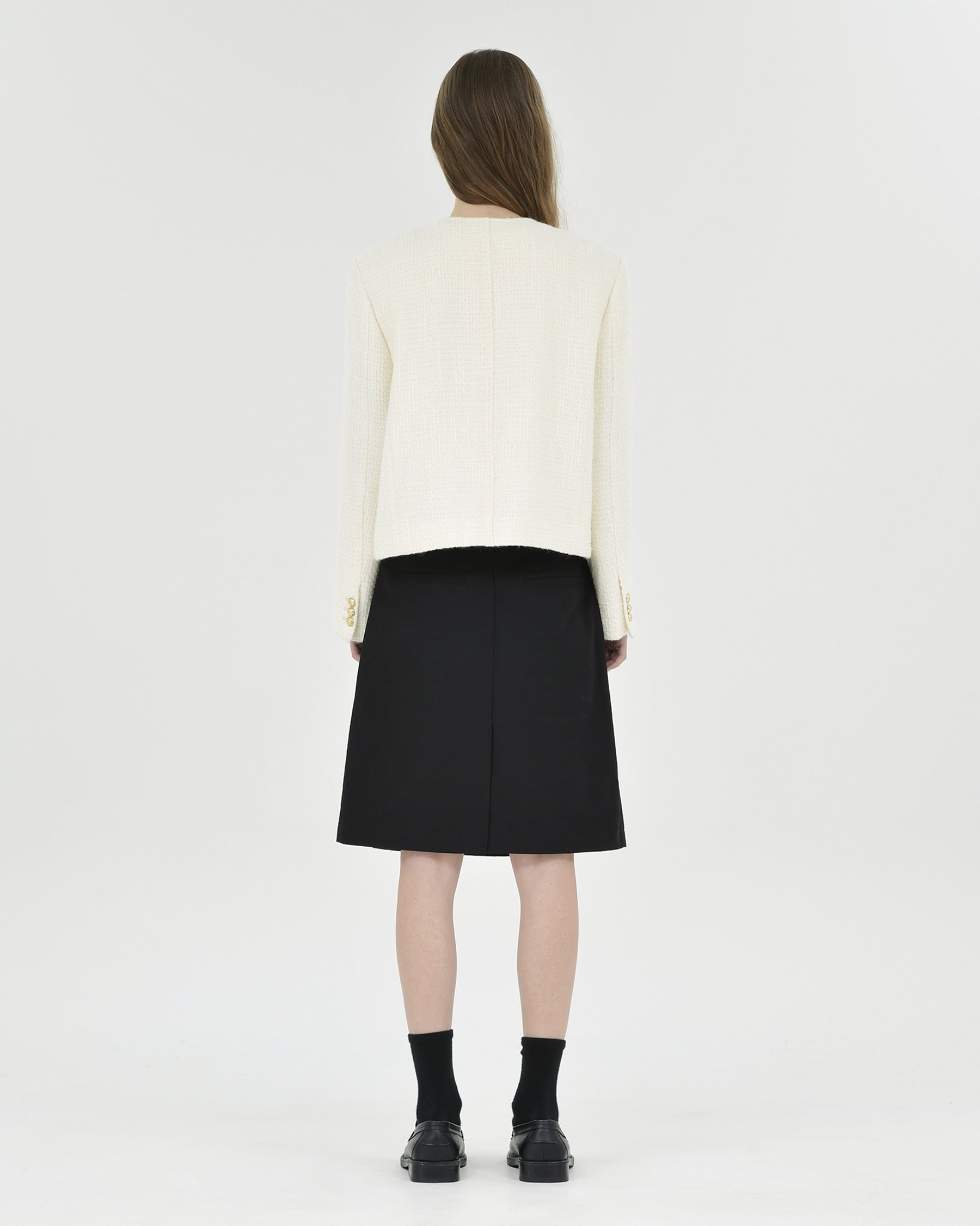 Brownyard - Tweed Jacket (Ivory) product image 2 | TRAB K-Fashion Australia
