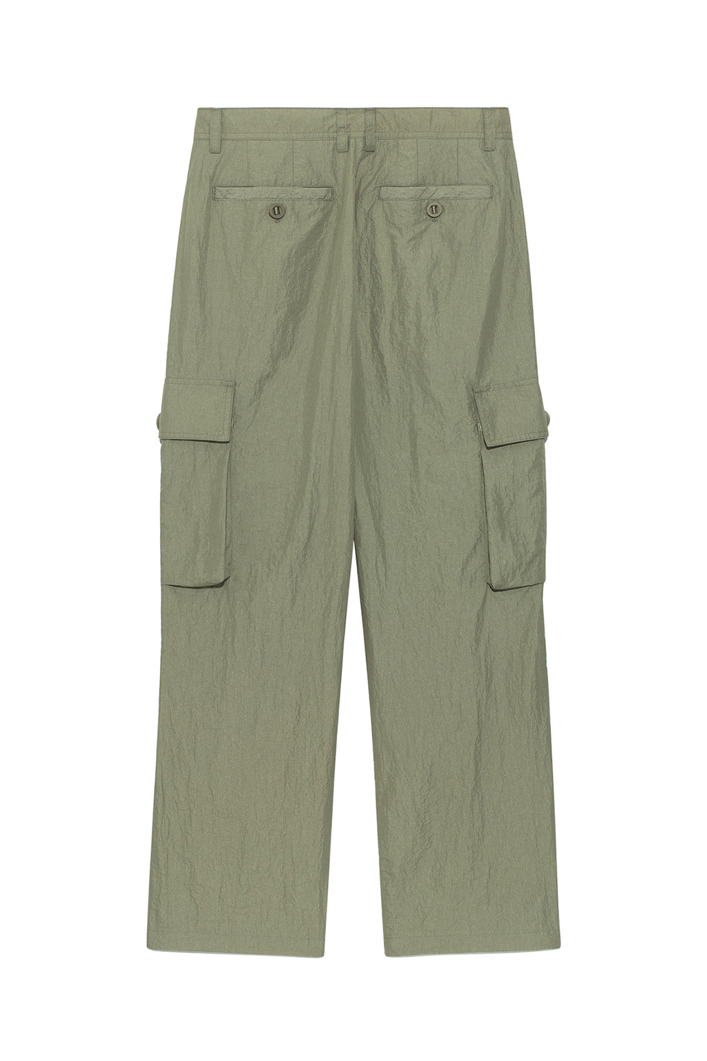 Matin Kim - String Nylon Cargo Pants (Khaki) product image 2 | TRAB K-Fashion Australia