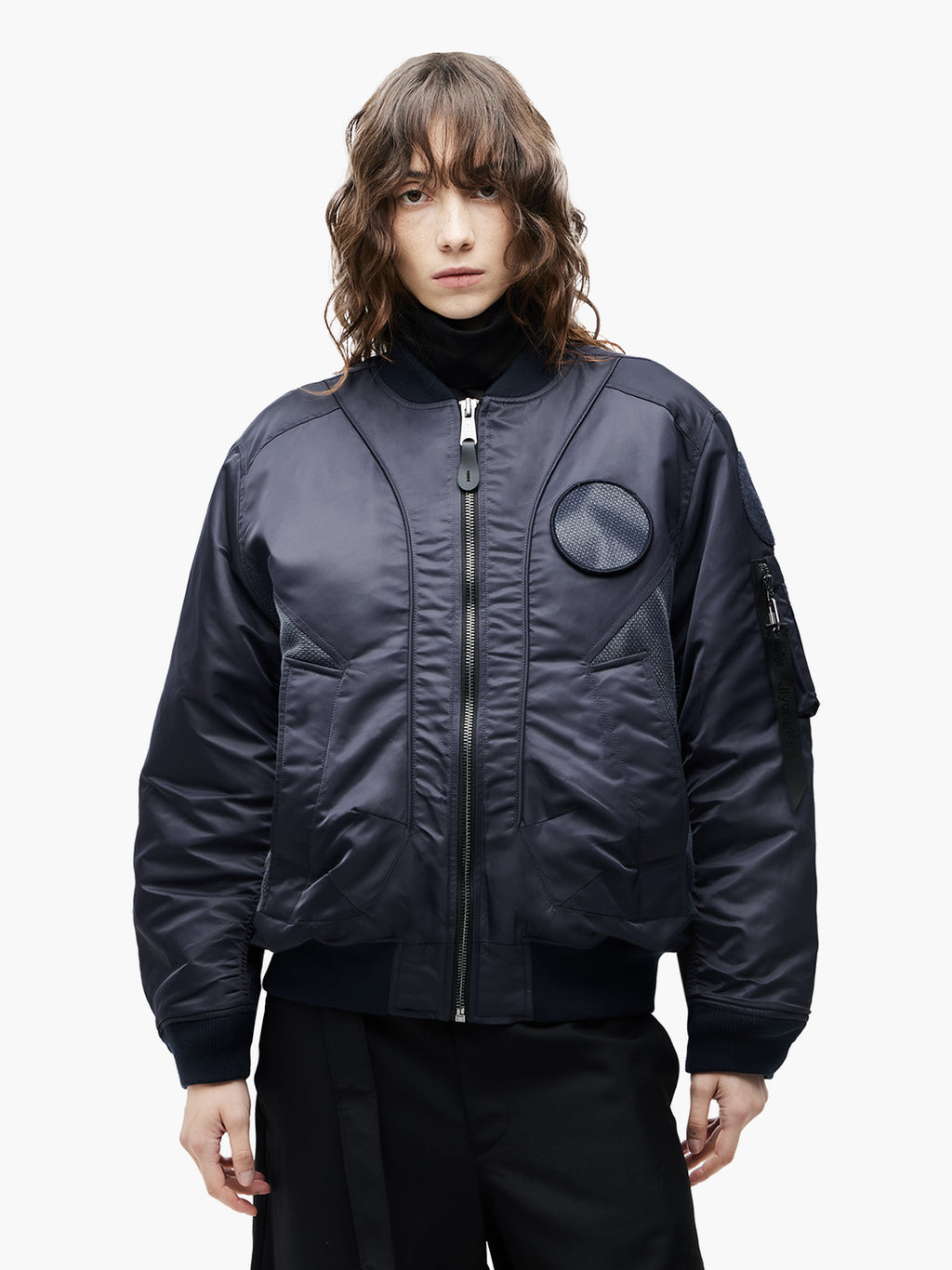 Jiyong Kim - Sun-Bleached Flight Jacket (Navy) product image 4 | TRAB K-Fashion Australia