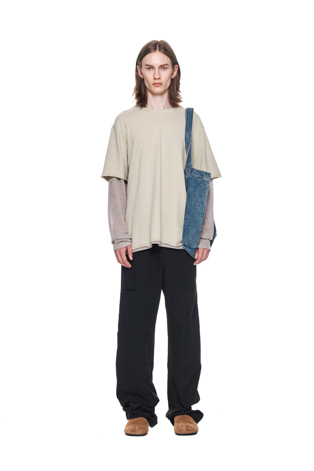 Matin Kim - Button Roll Up Double Knee Pants (Black) product image 5 | TRAB K-Fashion Australia