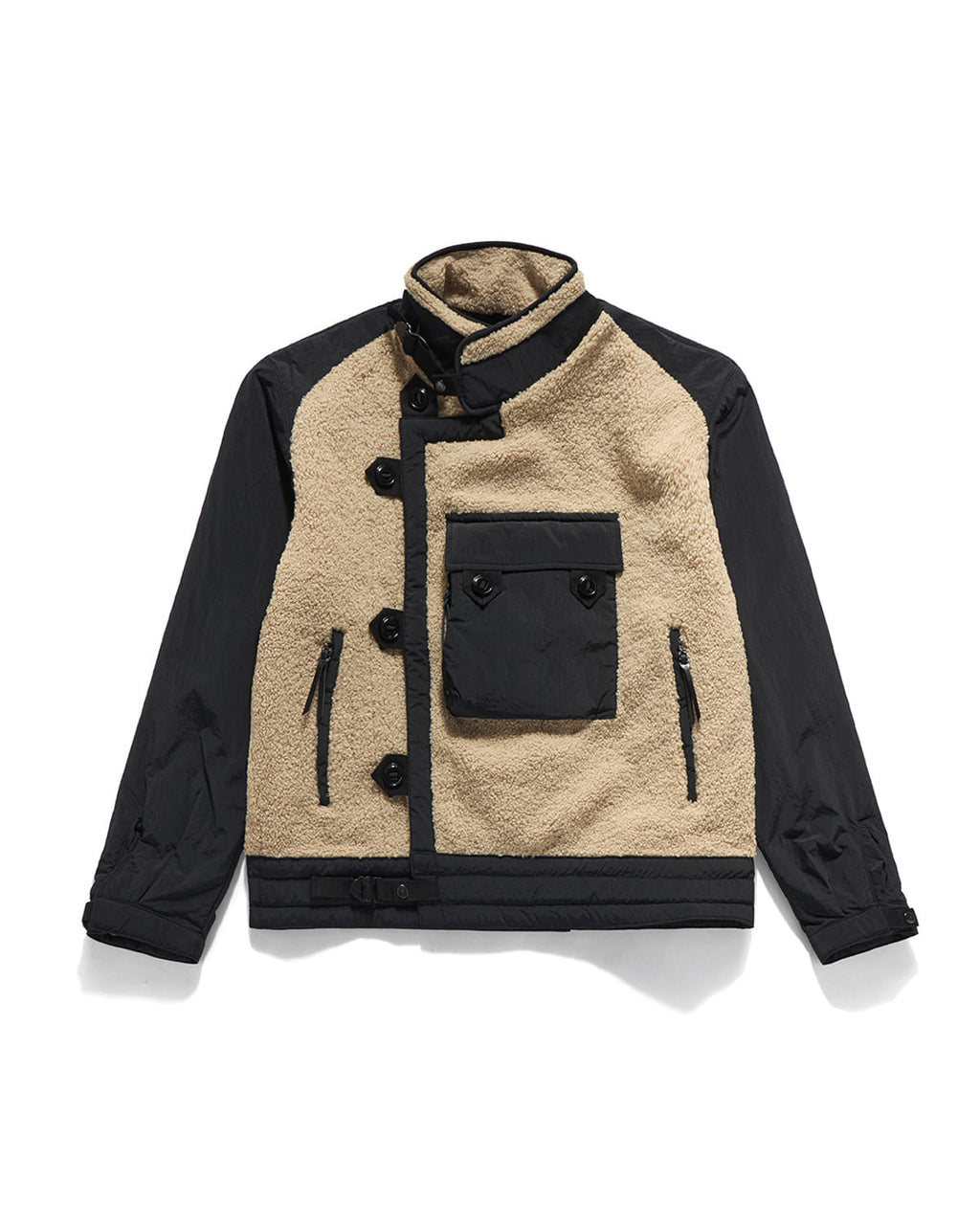 Eastlogue - Motorcycle Jumper (Black & Ecru) product image 1 | TRAB K-Fashion Australia