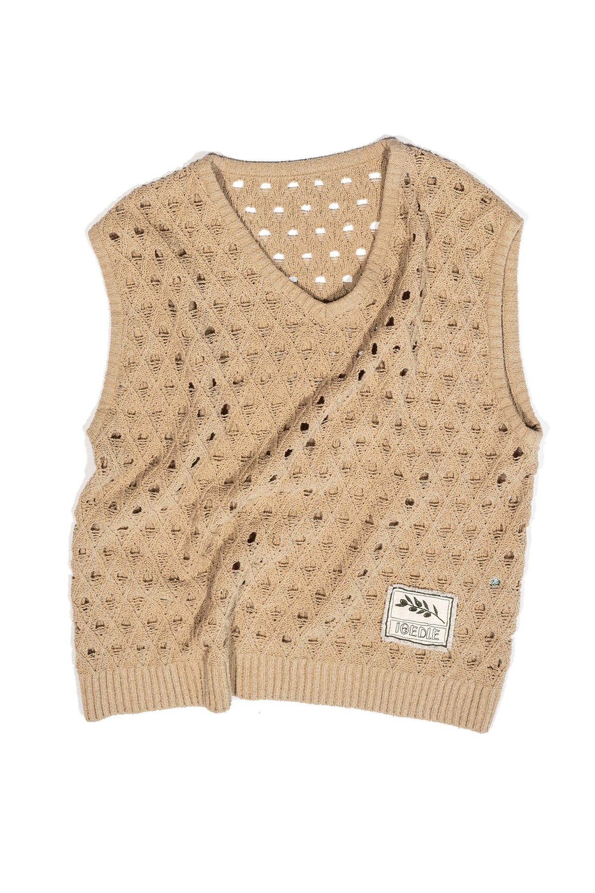 Ioedle - Olive Oil Mesh Vest (Beige) product image 1 | TRAB K-Fashion Australia