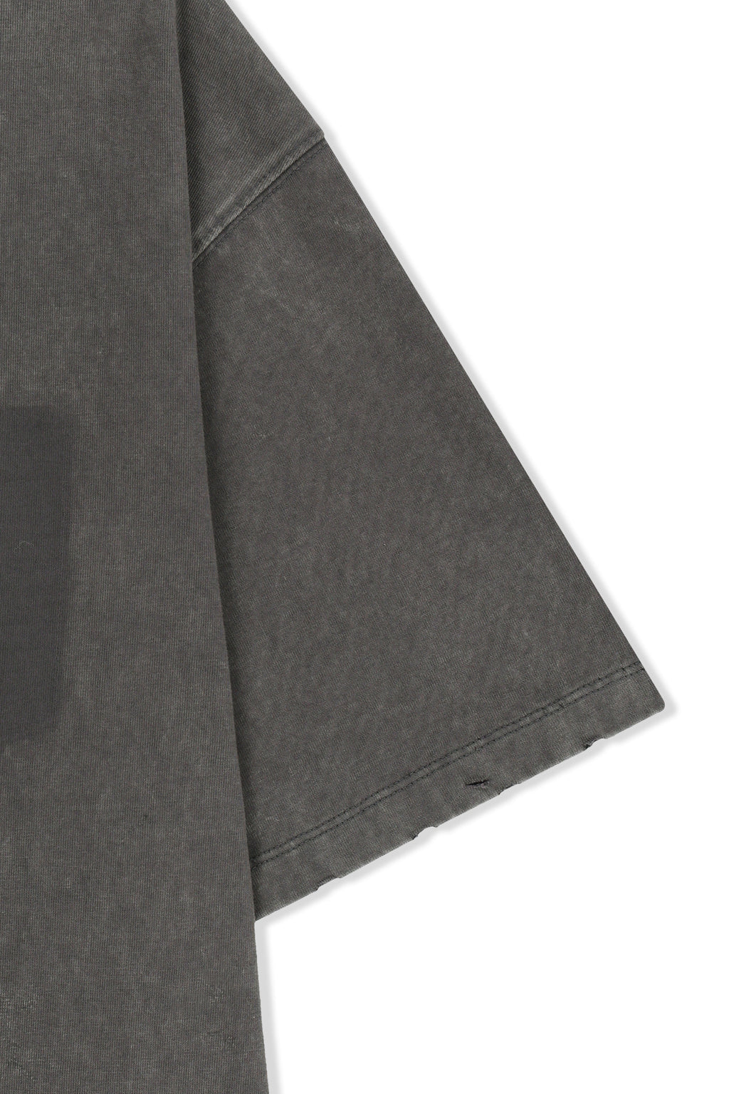 Matin Kim - Vintage Washed Calligraphy Back Logo Top (Charcoal) product image 4 | TRAB K-Fashion Australia