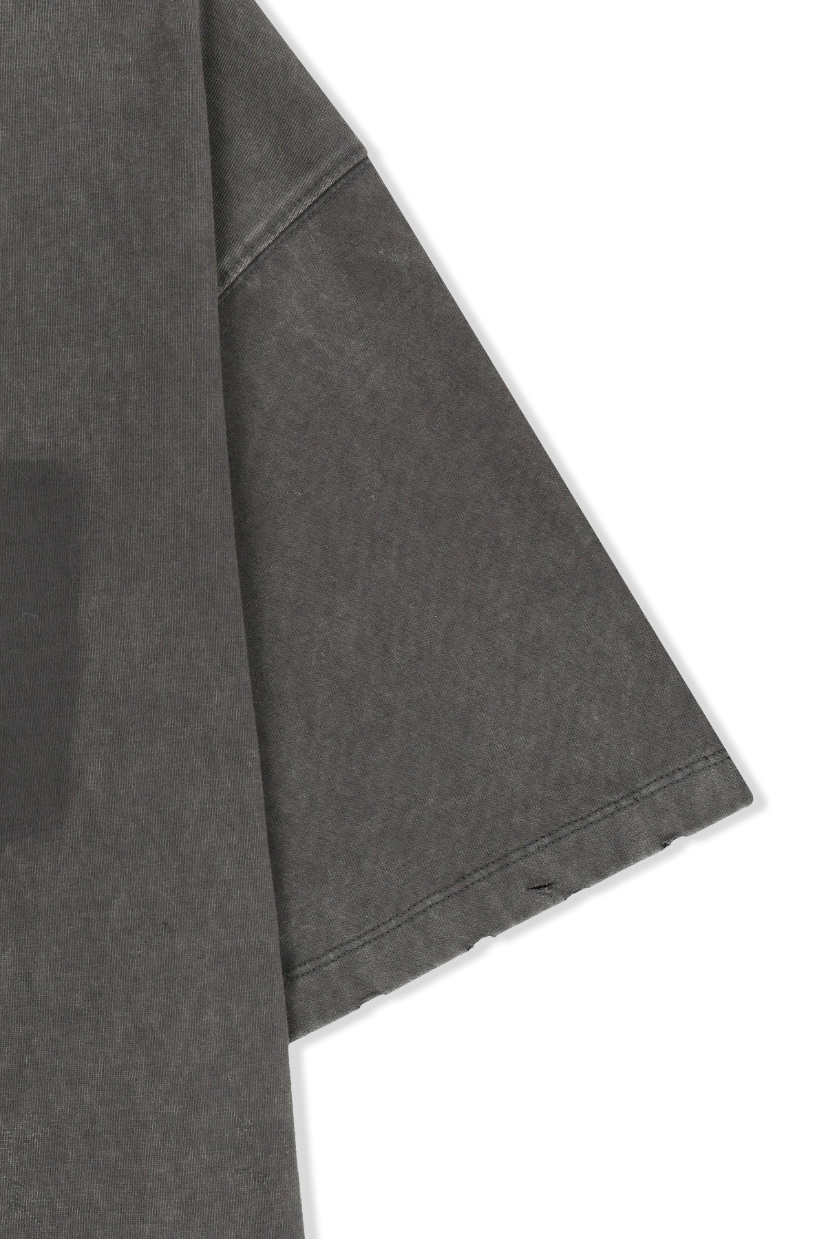 Matin Kim - Vintage Washed Calligraphy Back Logo Top (Charcoal) product image 4 | TRAB K-Fashion Australia