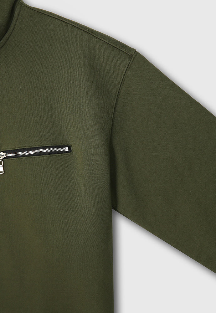 Tonywack - Extra Heavy Sweat Half Zip-Up (Fern Green) product image 9 | TRAB K-Fashion Australia