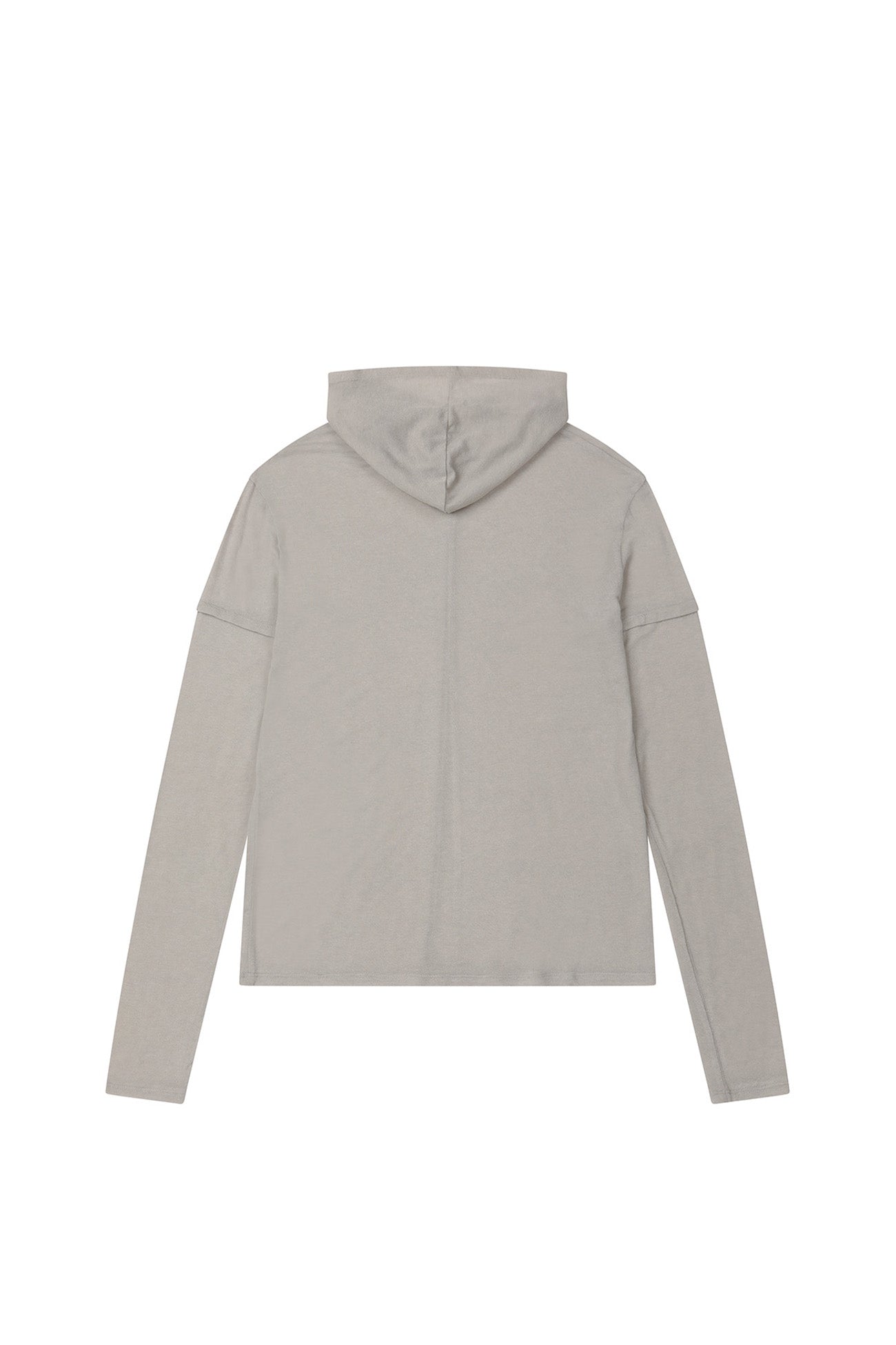 Deinet - Fake Hood Long Sleeve (Light Grey) product image 11 | TRAB K-Fashion Australia