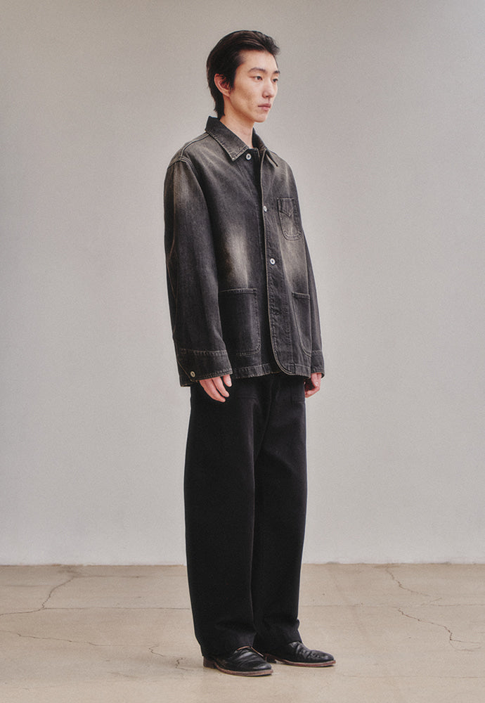 Art if acts - Denim Western Coverall Jacket (Used Black) product image 5 | TRAB K-Fashion Australia