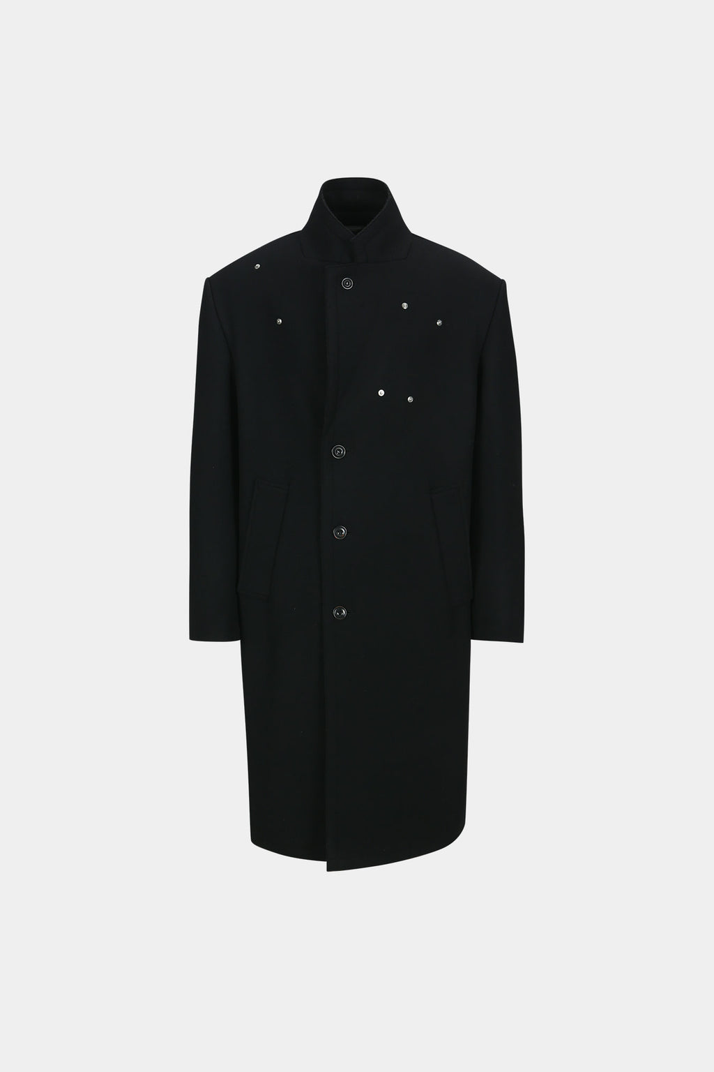 Andersson Bell - Unisex James Wool Coat (Black) product image 15 | TRAB K-Fashion Australia