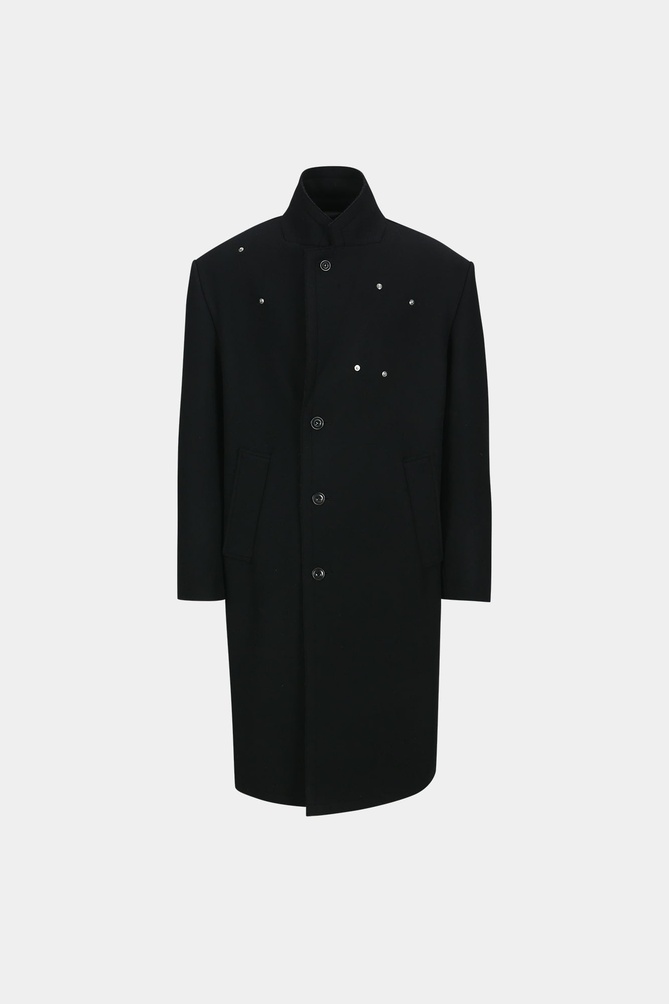 Andersson Bell - Unisex James Wool Coat (Black) product image 15 | TRAB K-Fashion Australia