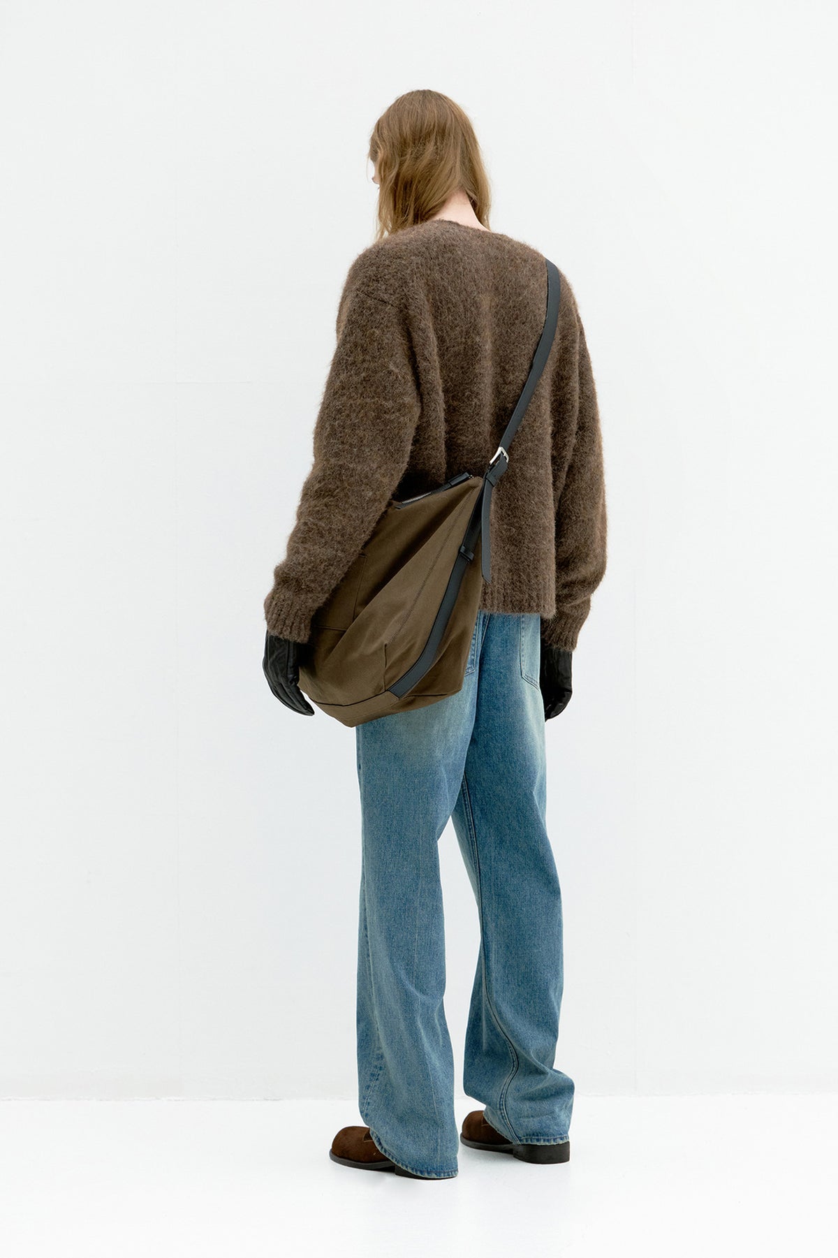 Coor - Straight Leg Pressed Denim Jeans (Washed Blue) product image 4 | TRAB K-Fashion Australia