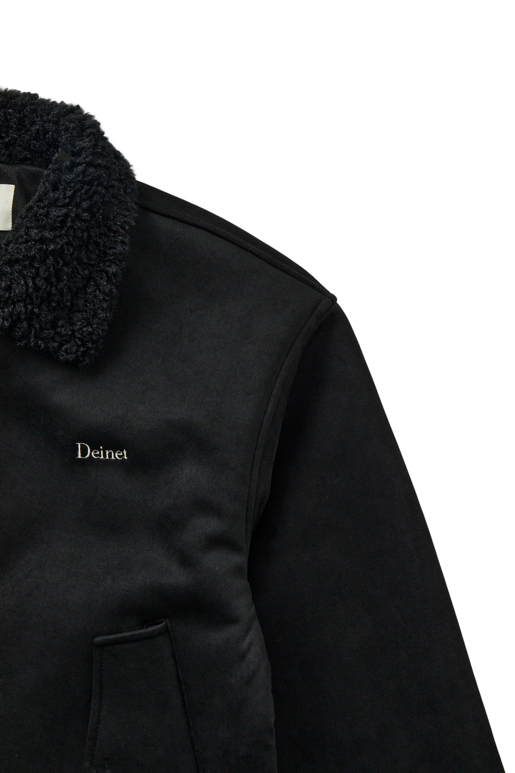 Deinet - Faux Suede Fur Mustang Jacket (Black) product image 5 | TRAB K-Fashion Australia
