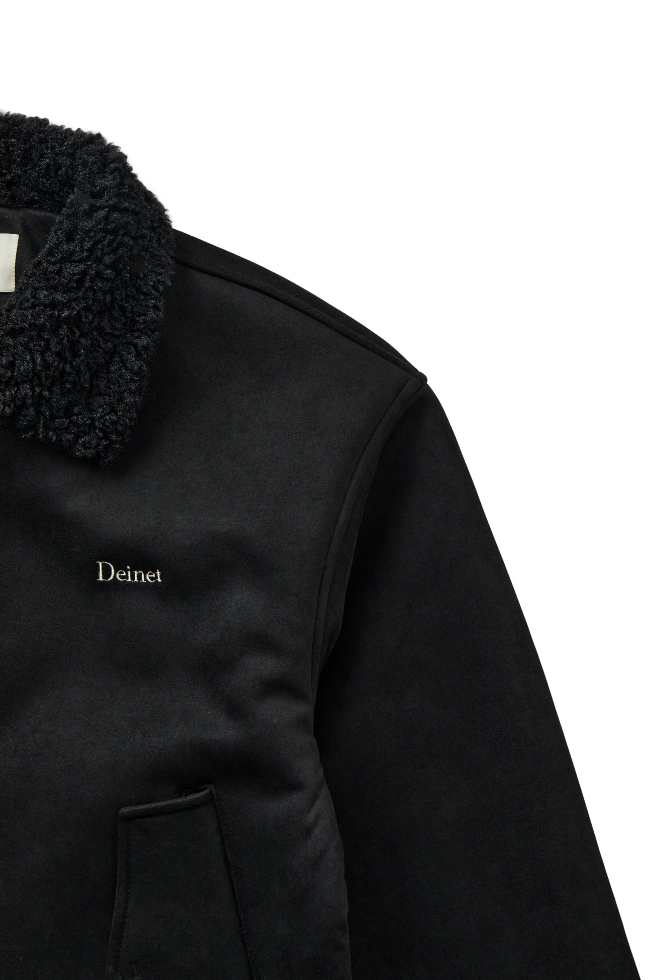 Deinet - Faux Suede Fur Mustang Jacket (Black) product image 5 | TRAB K-Fashion Australia