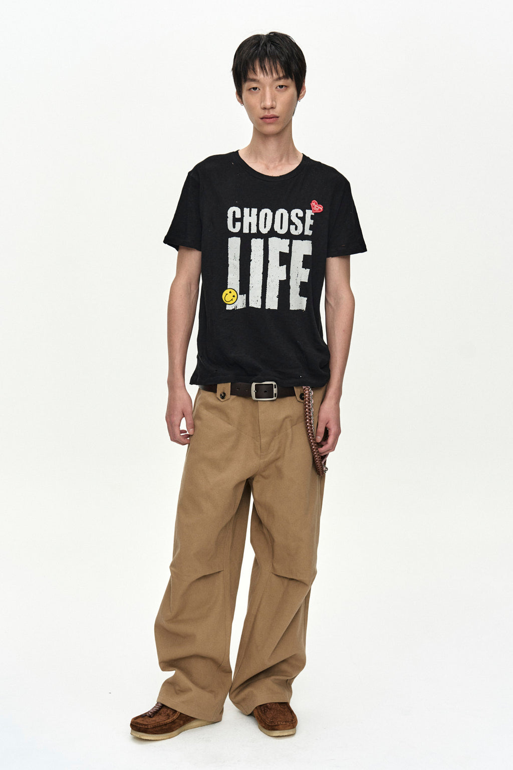 Andersson Bell - (essential) Unisex Choose Life T-Shirt (Black) product image 2 | TRAB K-Fashion Australia