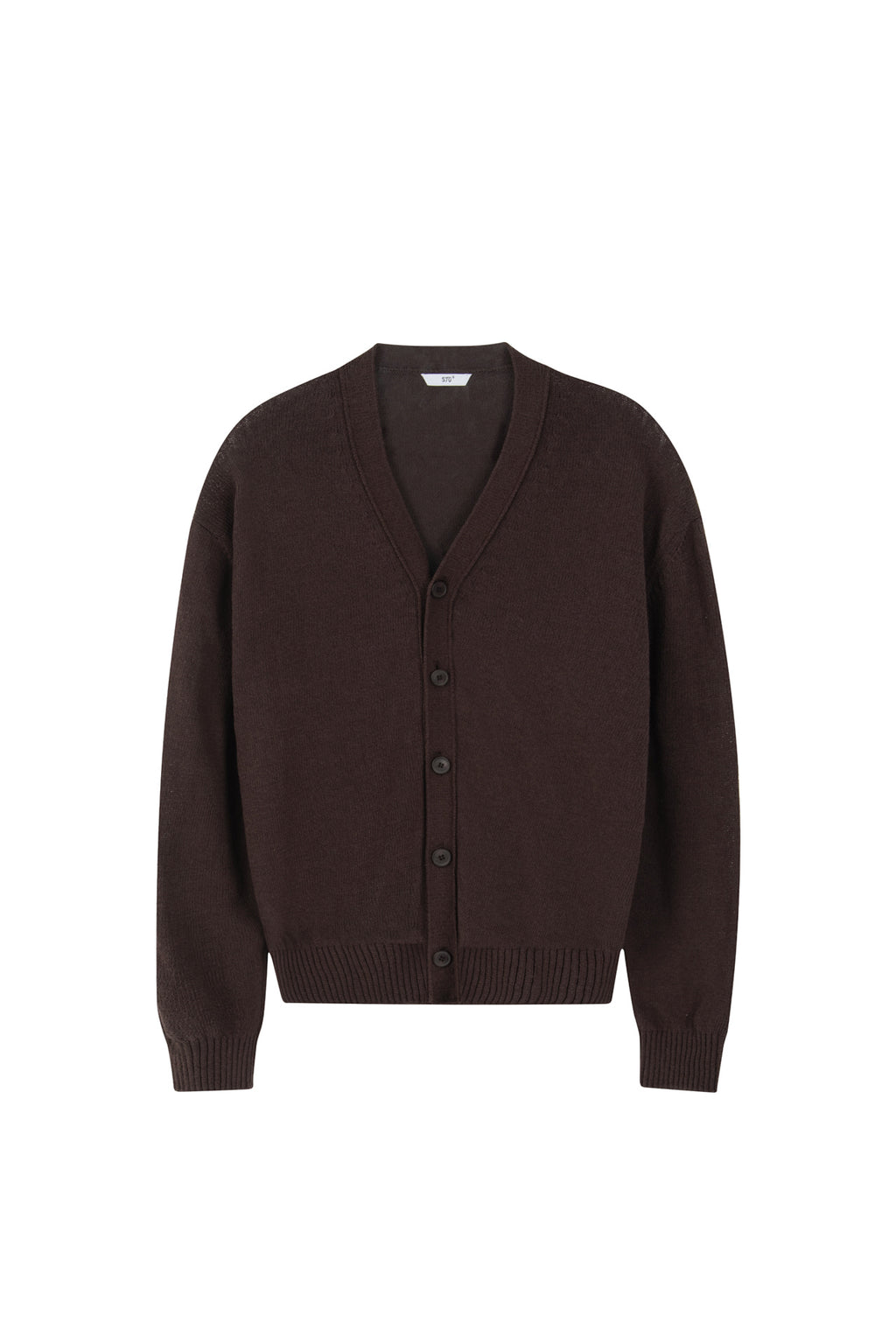 Stu - V- Neck Light Cardigan (Brown) product image 17 | TRAB K-Fashion Australia