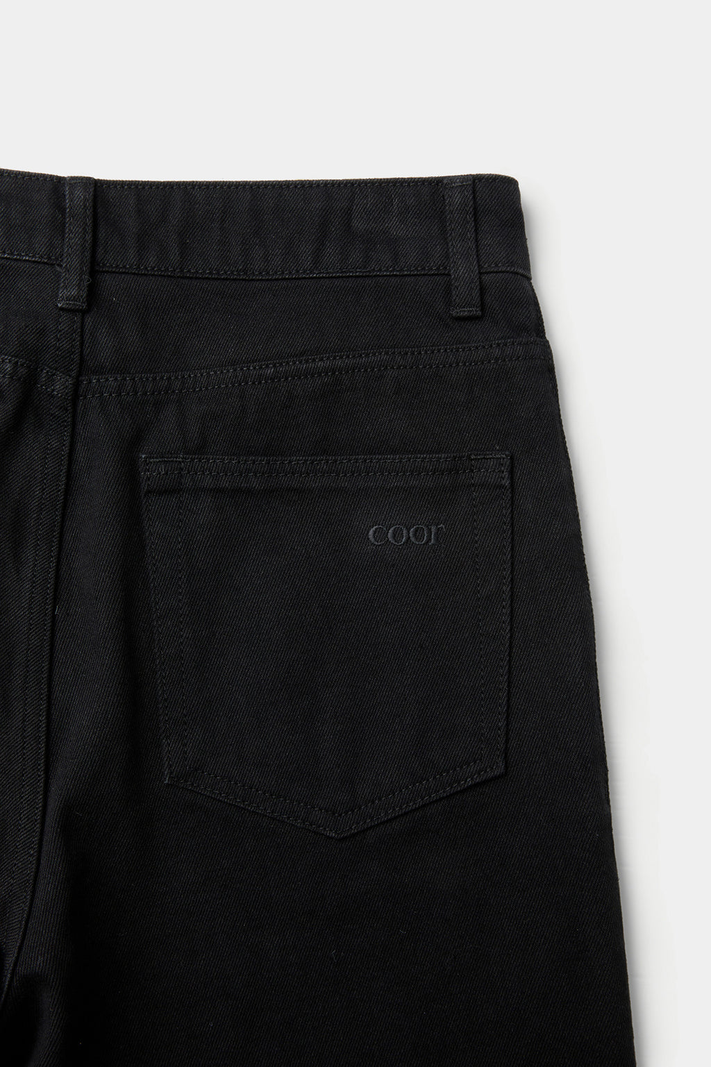 Coor - Slim Straight Jeans (Black) product image 6 | TRAB K-Fashion Australia