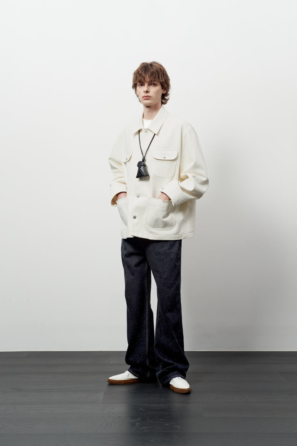 Stu - Printing Work Jacket (Cream) product image 7 | TRAB K-Fashion Australia