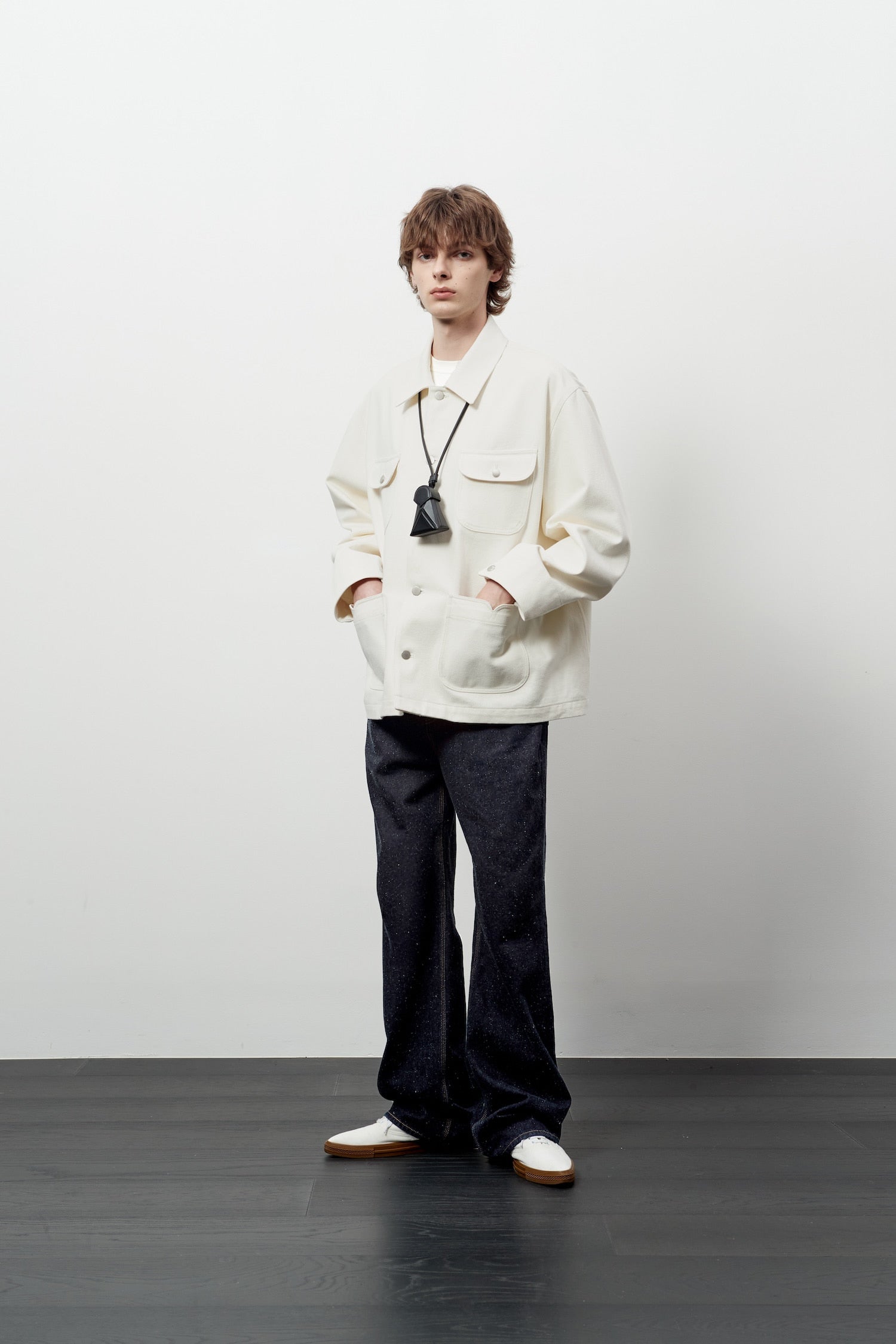 Stu - Printing Work Jacket (Cream) product image 7 | TRAB K-Fashion Australia