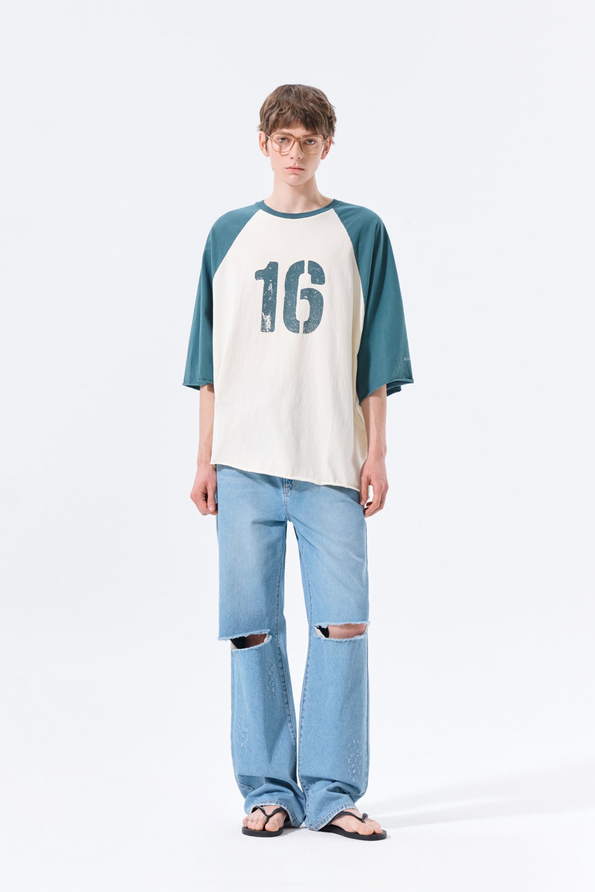 Matin Kim - Raw Edge Raglan Top (Cream) product image 14 | TRAB K-Fashion Australia