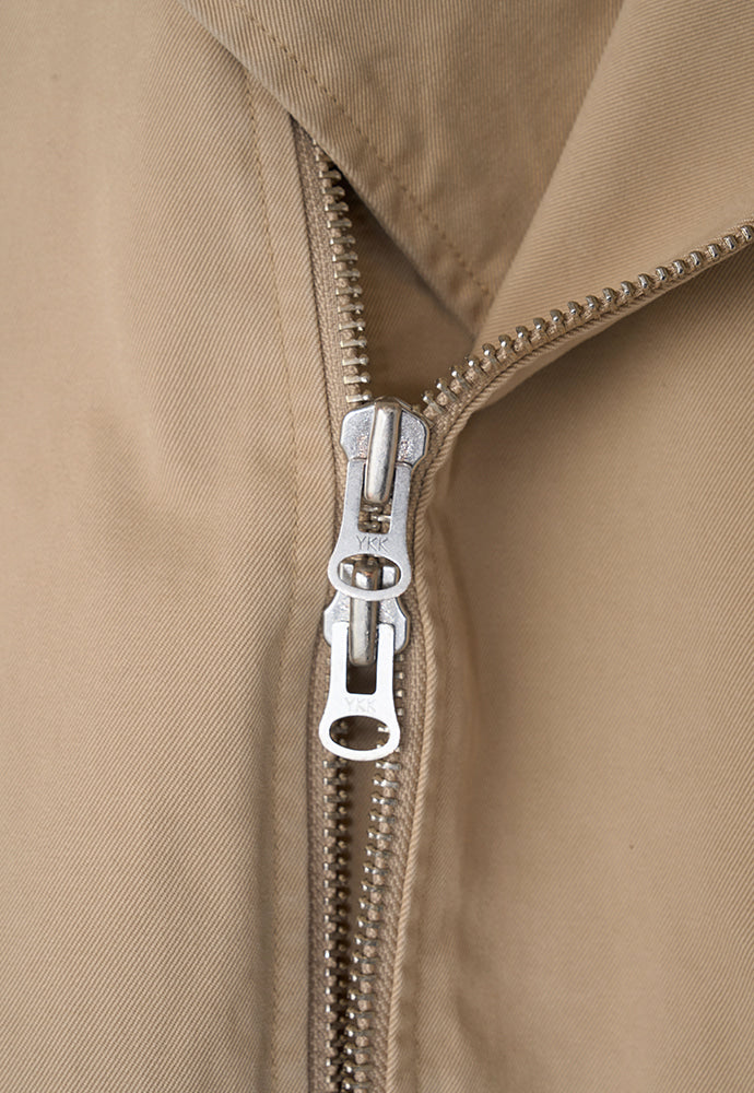 Tonywack - Garment-Washed Cotton Gabardine Biker Jacket (Faded Beige) product image 16 | TRAB K-Fashion Australia
