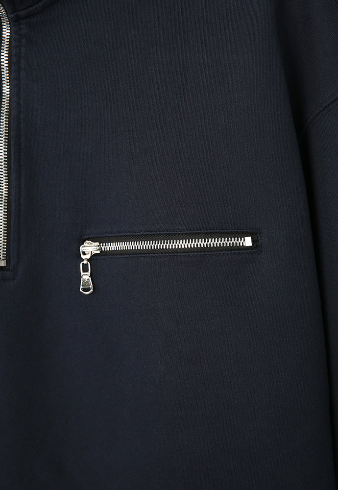 Tonywack - Extra Heavy Sweat Half Zip-Up (Navy) product image 10 | TRAB K-Fashion Australia