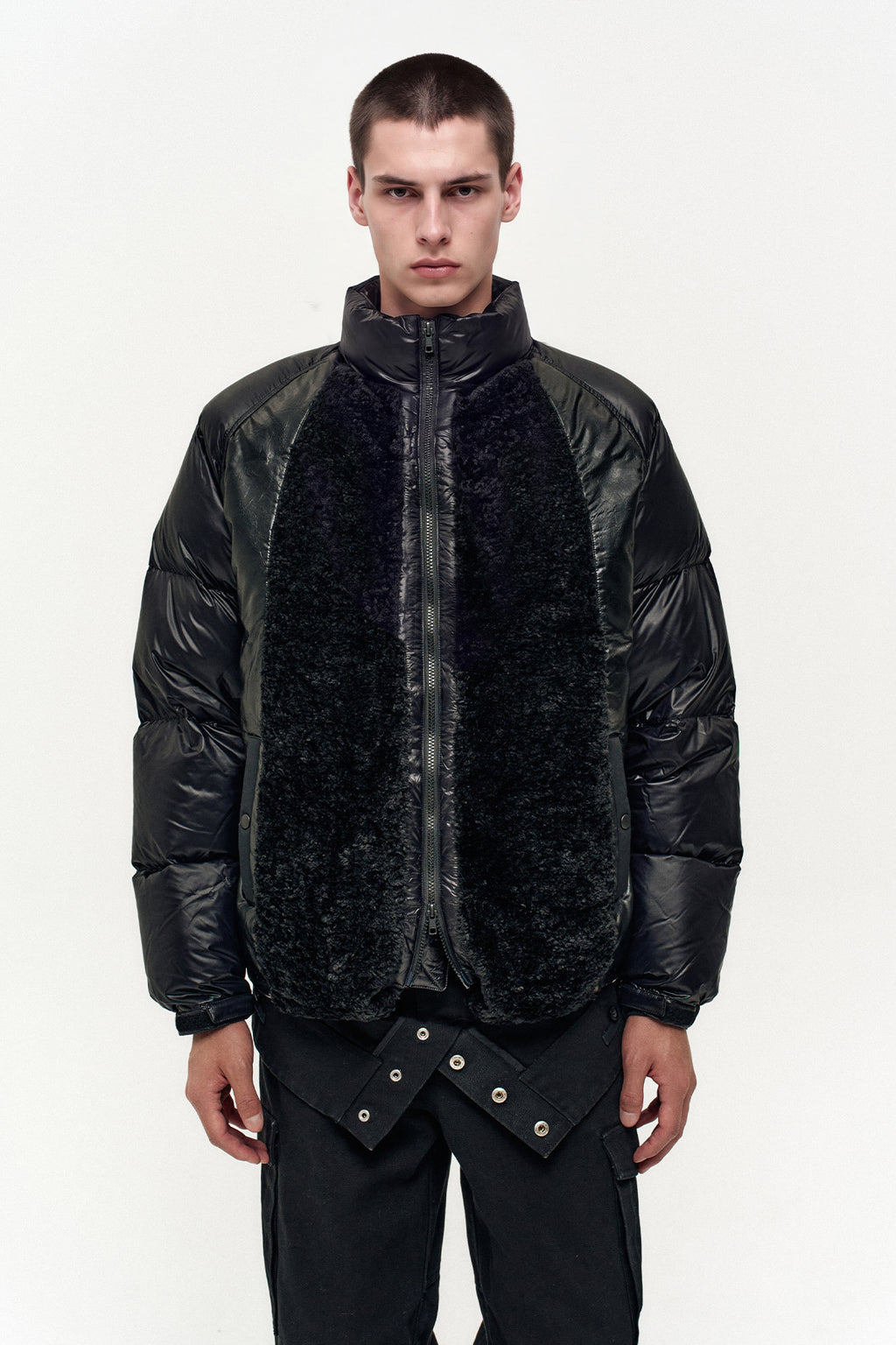 Andersson Bell - Triple Patch Puffer Down Jacket (Black) product image 5 | TRAB K-Fashion Australia