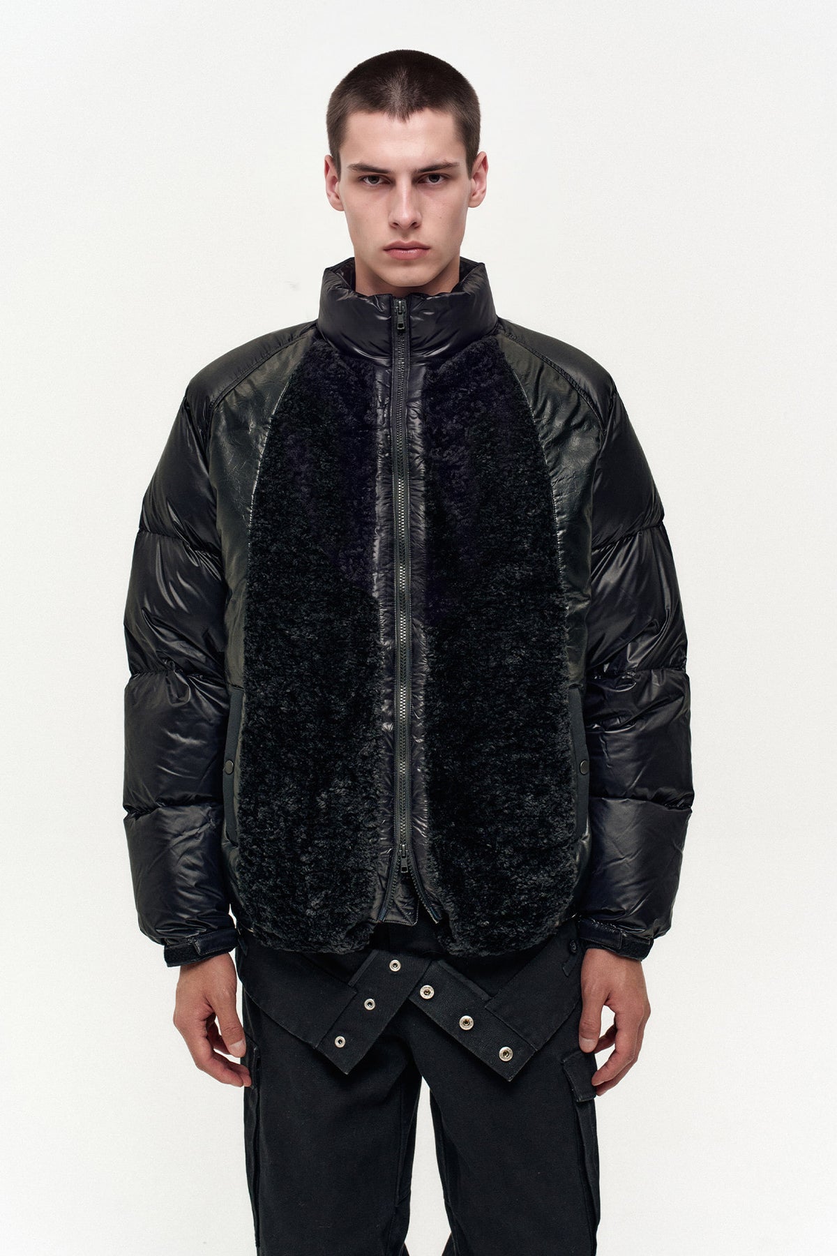 Andersson Bell - Triple Patch Puffer Down Jacket (Black) product image 5 | TRAB K-Fashion Australia