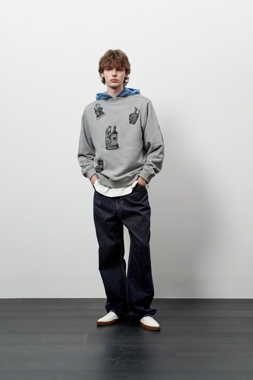 Stu - Printing Sweatshirt Melange (Grey) product image 9 | TRAB K-Fashion Australia