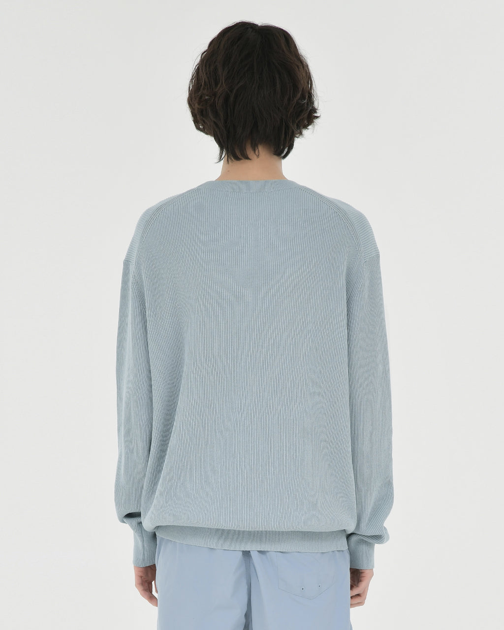 Brownyard - High Density Crewneck Knit (Blue Grey) product image 2 | TRAB K-Fashion Australia