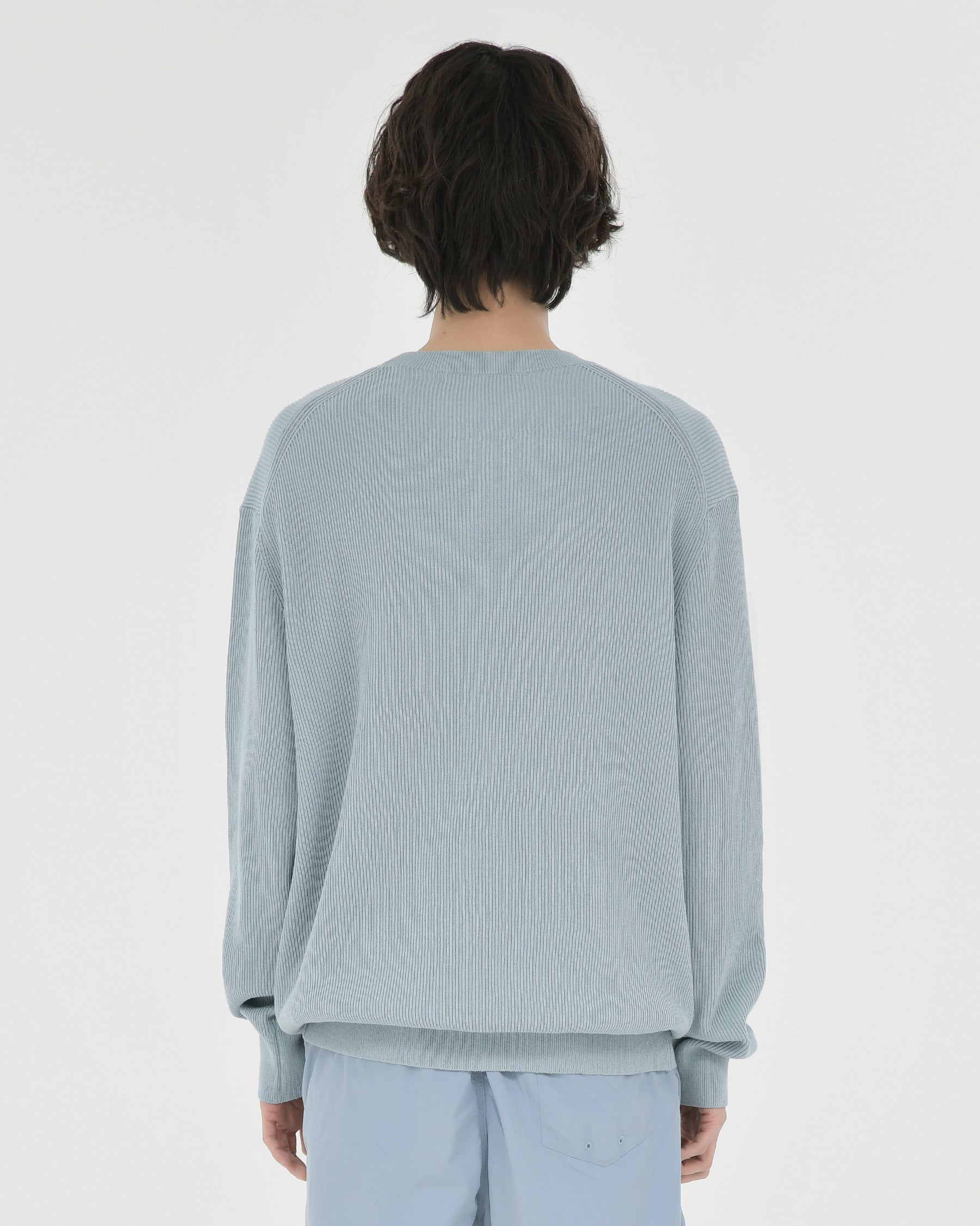 Brownyard - High Density Crewneck Knit (Blue Grey) product image 2 | TRAB K-Fashion Australia