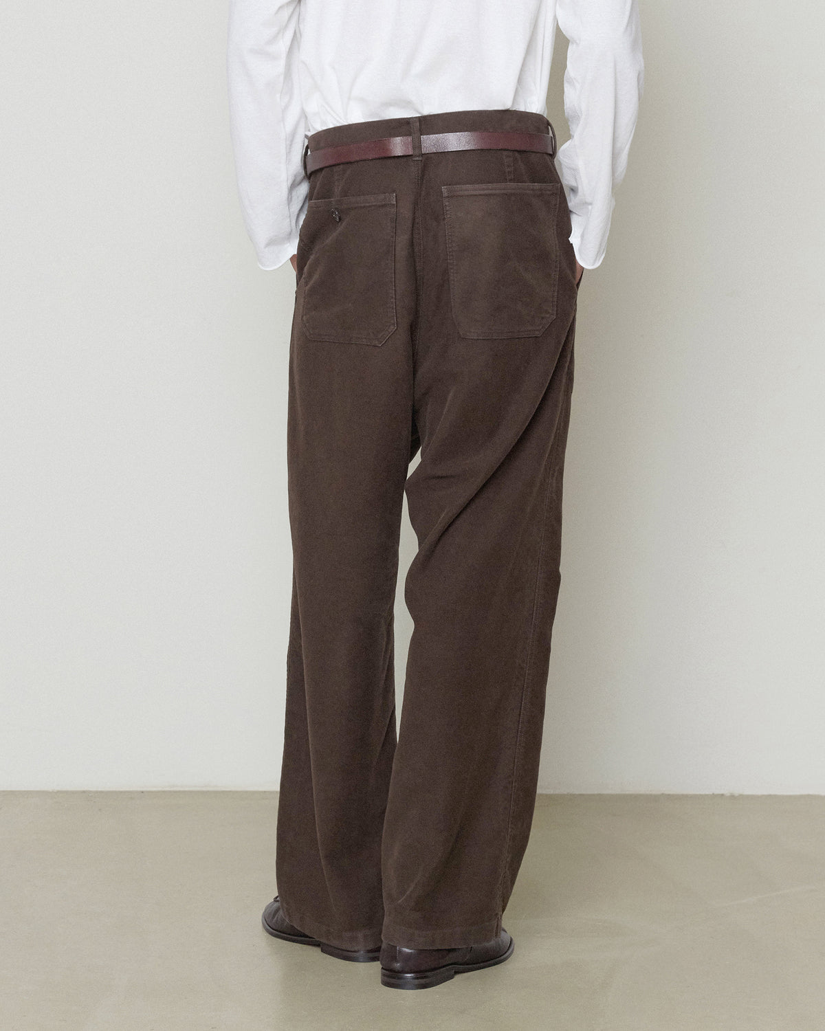 Brownyard - Moleskin French Work Pants (Dark Brown) product image 5 | TRAB K-Fashion Australia
