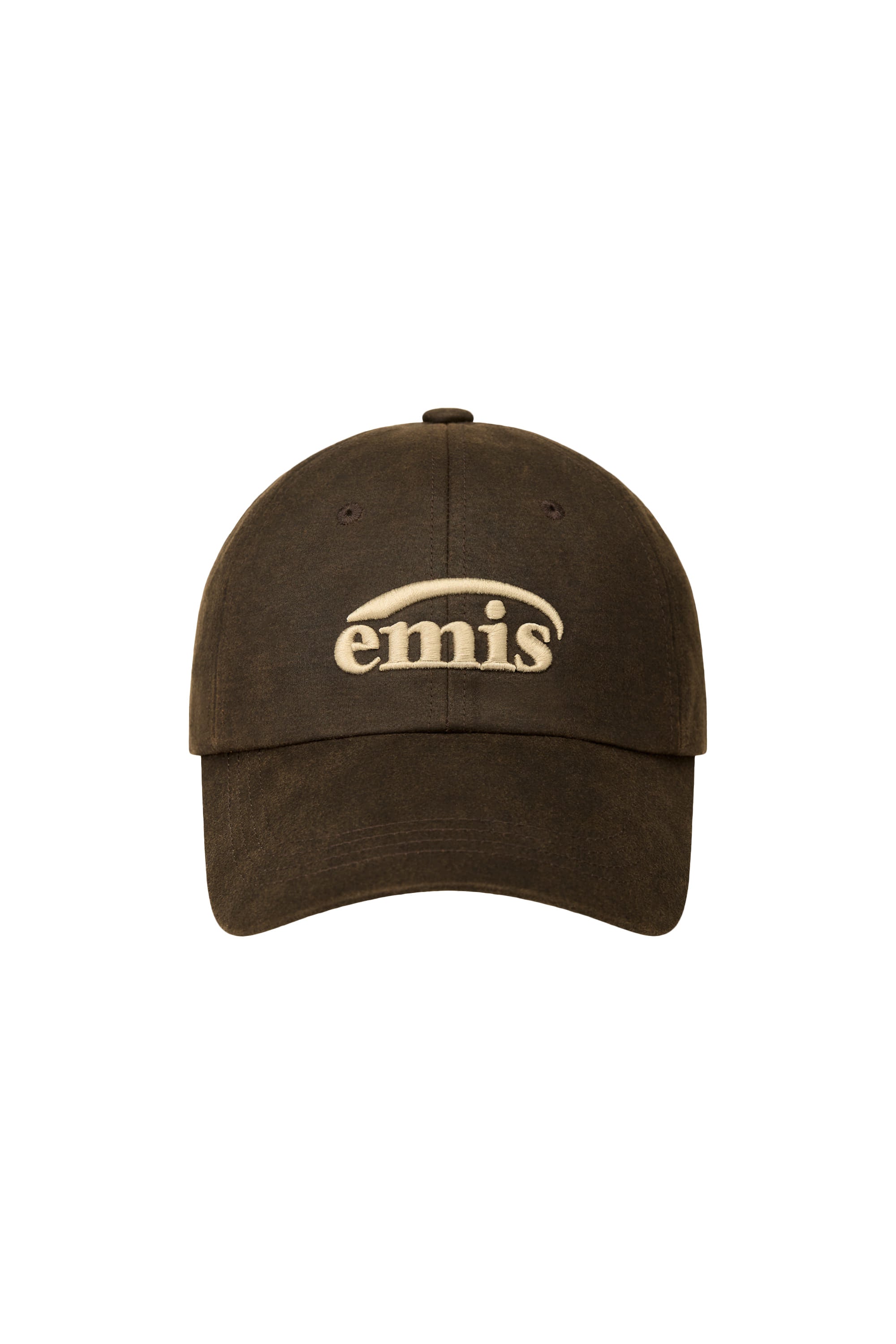 Emis - Washed Faux Leather Ball Cap (Brown) product image 1 | TRAB K-Fashion Australia