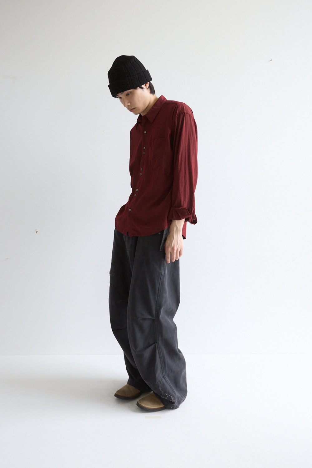 Hatchingroom - Jacquard Big Beanie (Black) product image 12 | TRAB K-Fashion Australia