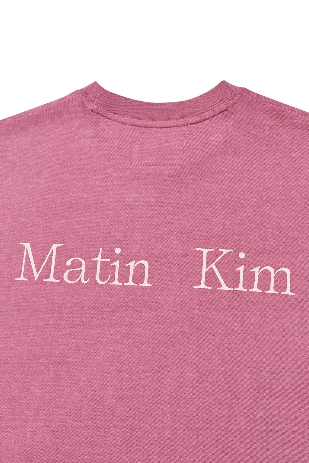Matin Kim - Vintage Washed Logo Top (Pink) product image 4 | TRAB K-Fashion Australia