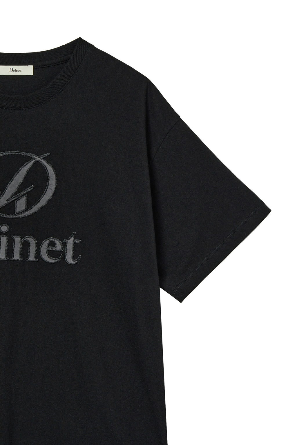 Deinet - Application Stitch T-Shirt (Black) product image 4 | TRAB K-Fashion Australia