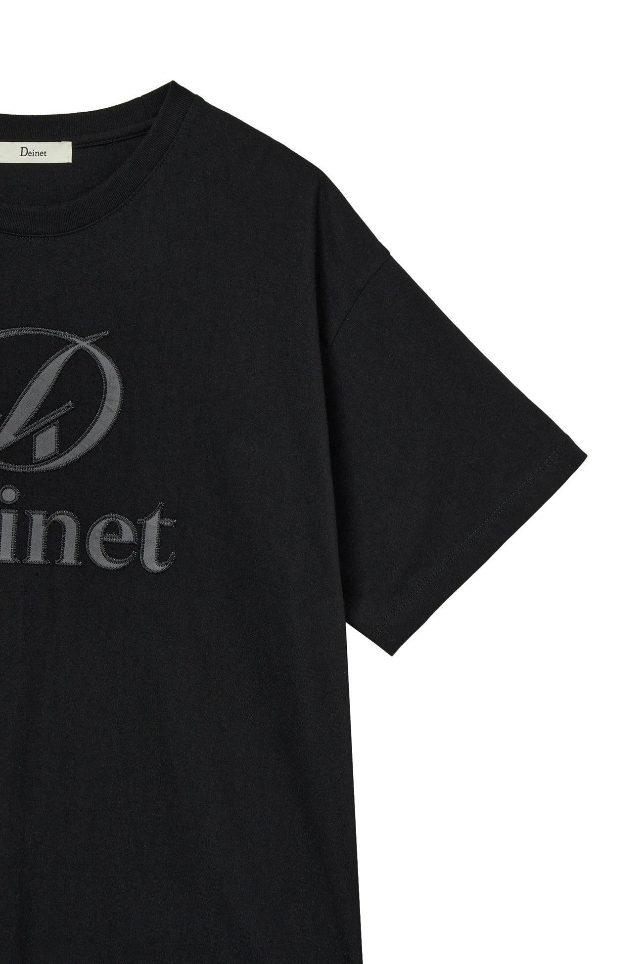 Deinet - Application Stitch T-Shirt (Black) product image 4 | TRAB K-Fashion Australia