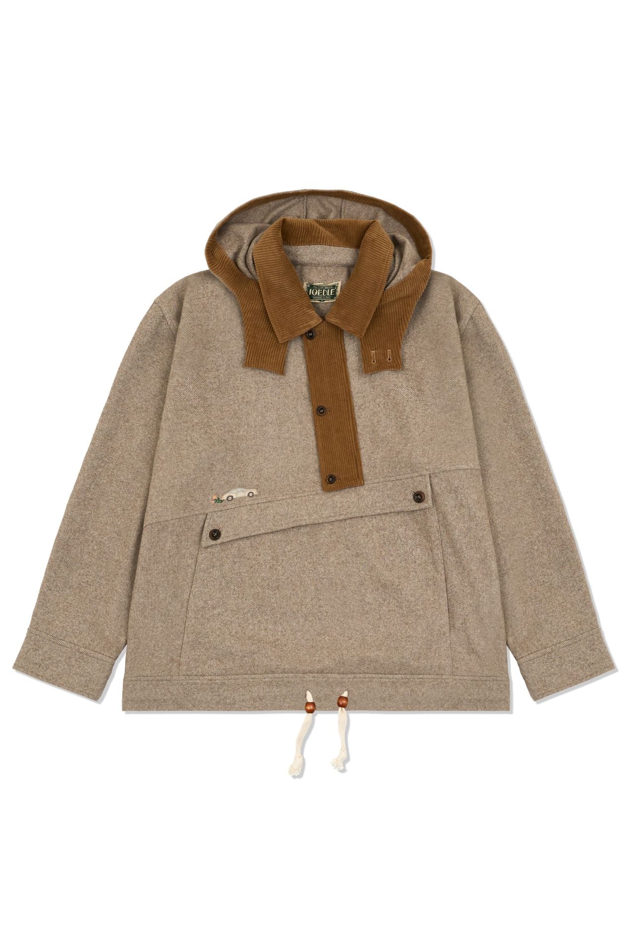 Ioedle - Uphill Hooded Anorak (Brown) product image 2 | TRAB K-Fashion Australia