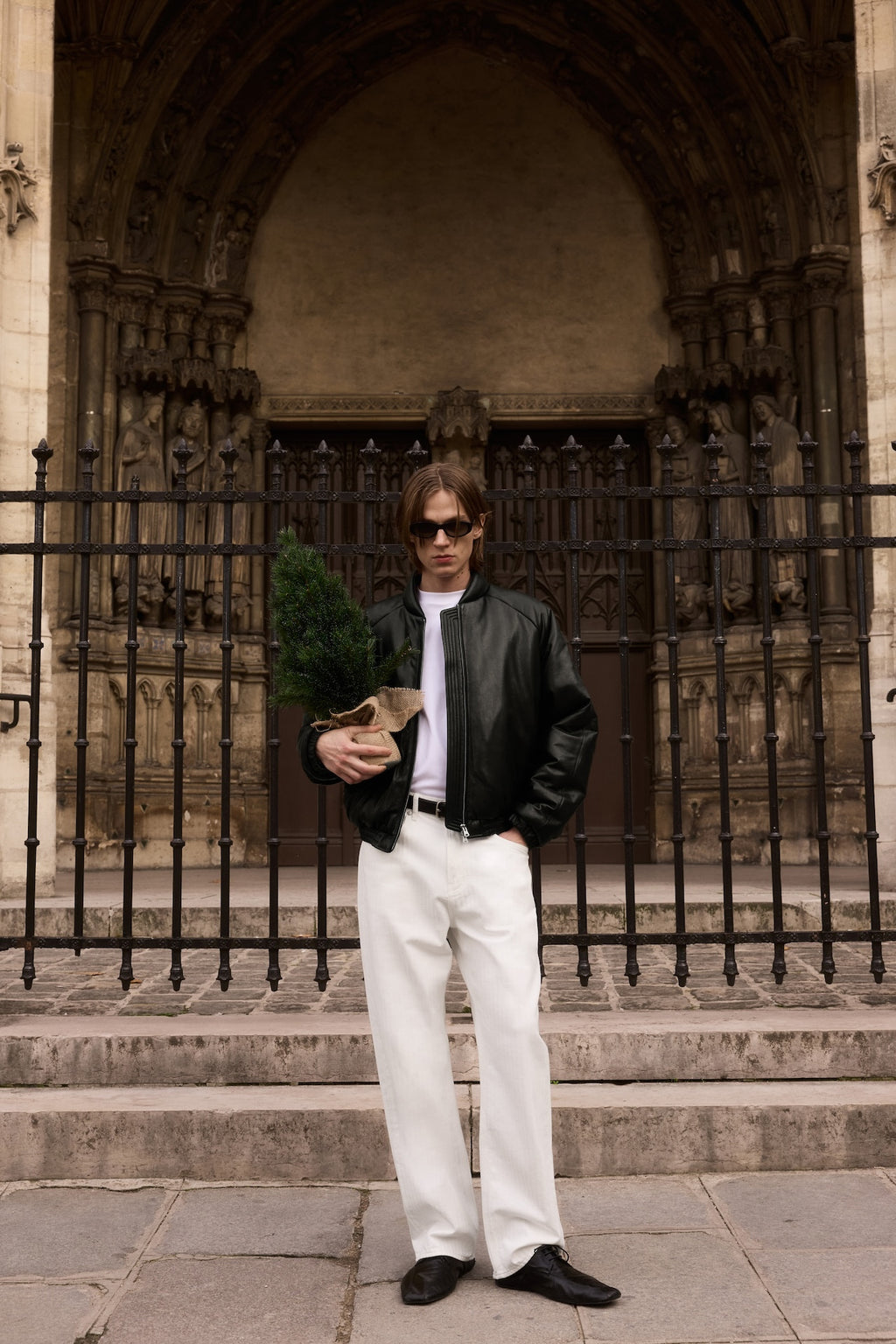 STU - Padded Lambskin Bomber In (Black) product image 12 | TRAB K-Fashion Australia