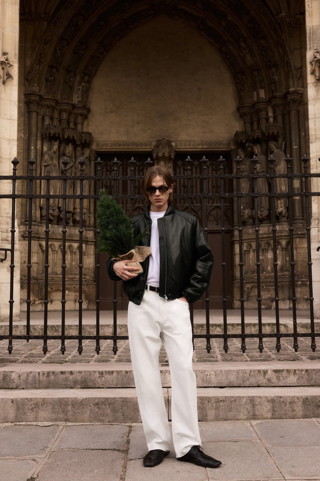 STU - Padded Lambskin Bomber In (Black) product image 12 | TRAB K-Fashion Australia