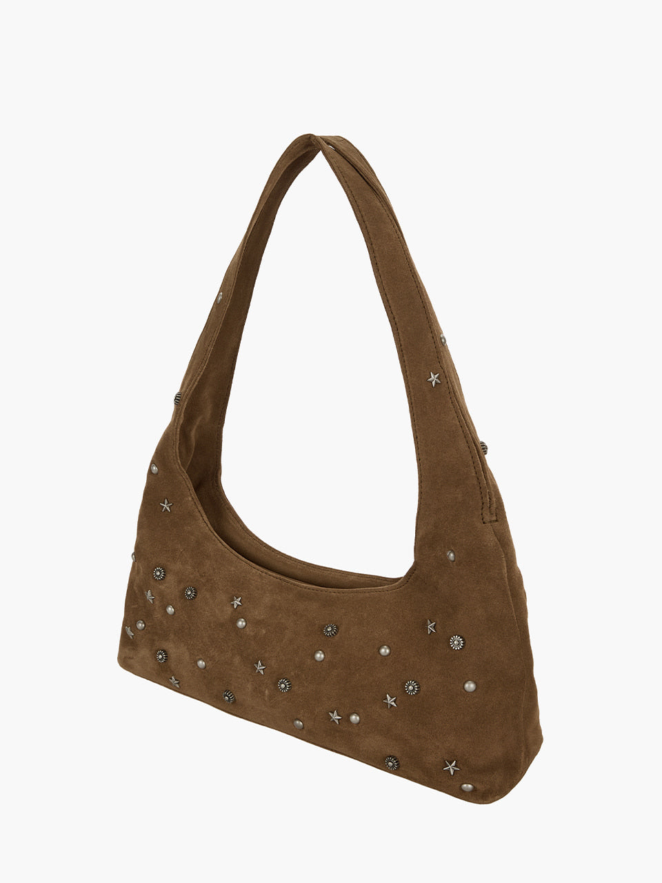 Marge Sherwood - Halter Hobo (Cappuccino Studded Suede) product image 6 | TRAB K-Fashion Australia