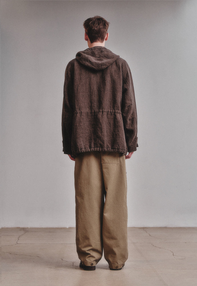 Art if acts - Linen Military Parka (Wood) product image 6 | TRAB K-Fashion Australia