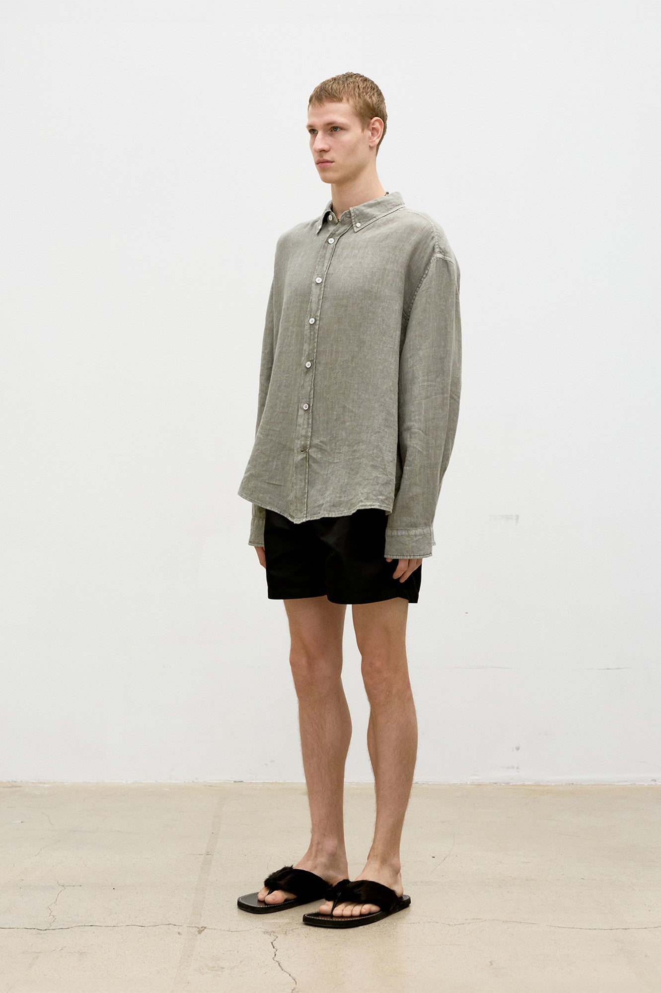Coor - Puckering Nylon Tech Shorts (Black) product image 3 | TRAB K-Fashion Australia