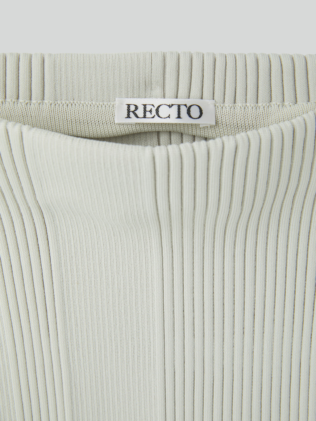 Recto - Off Shoulder Ribbed Knit Top (Ecru) product image 6 | TRAB K-Fashion Australia