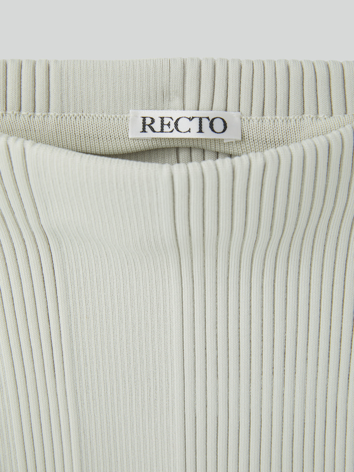 Recto - Off Shoulder Ribbed Knit Top (Ecru) product image 6 | TRAB K-Fashion Australia