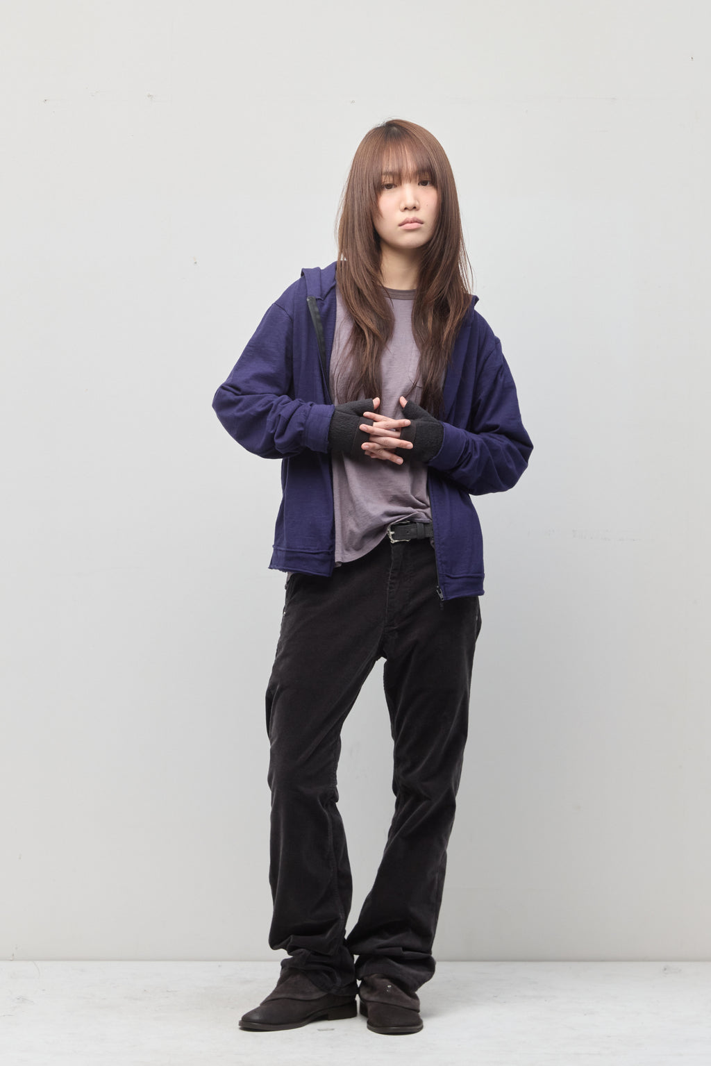 Hatchingroom - Rough Hoodie Slub (Dark Blue) product image 12 | TRAB K-Fashion Australia