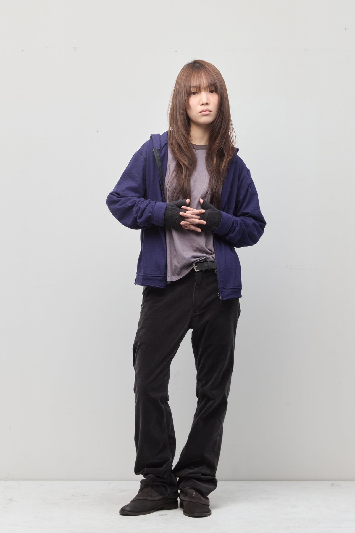 Hatchingroom - Rough Hoodie Slub (Dark Blue) product image 12 | TRAB K-Fashion Australia