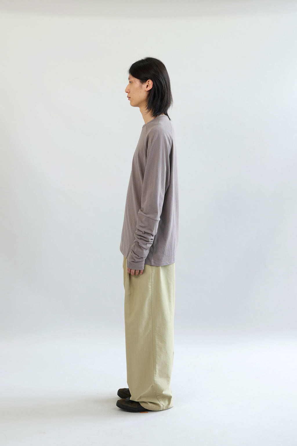 Hatchingroom - Double Sleeve Tee Rose (Grey) product image 6 | TRAB K-Fashion Australia